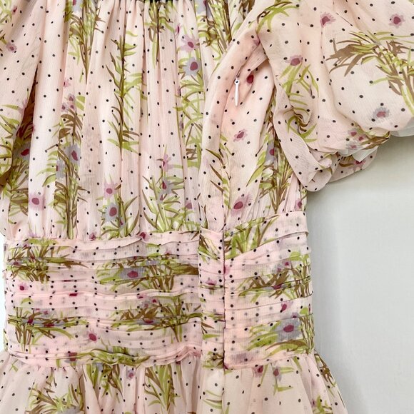 J.ING Marie Antoinette Mini Dress Puff Sleeve Romantic Garden Party Kawaii Fairy - Picture 6 of 8